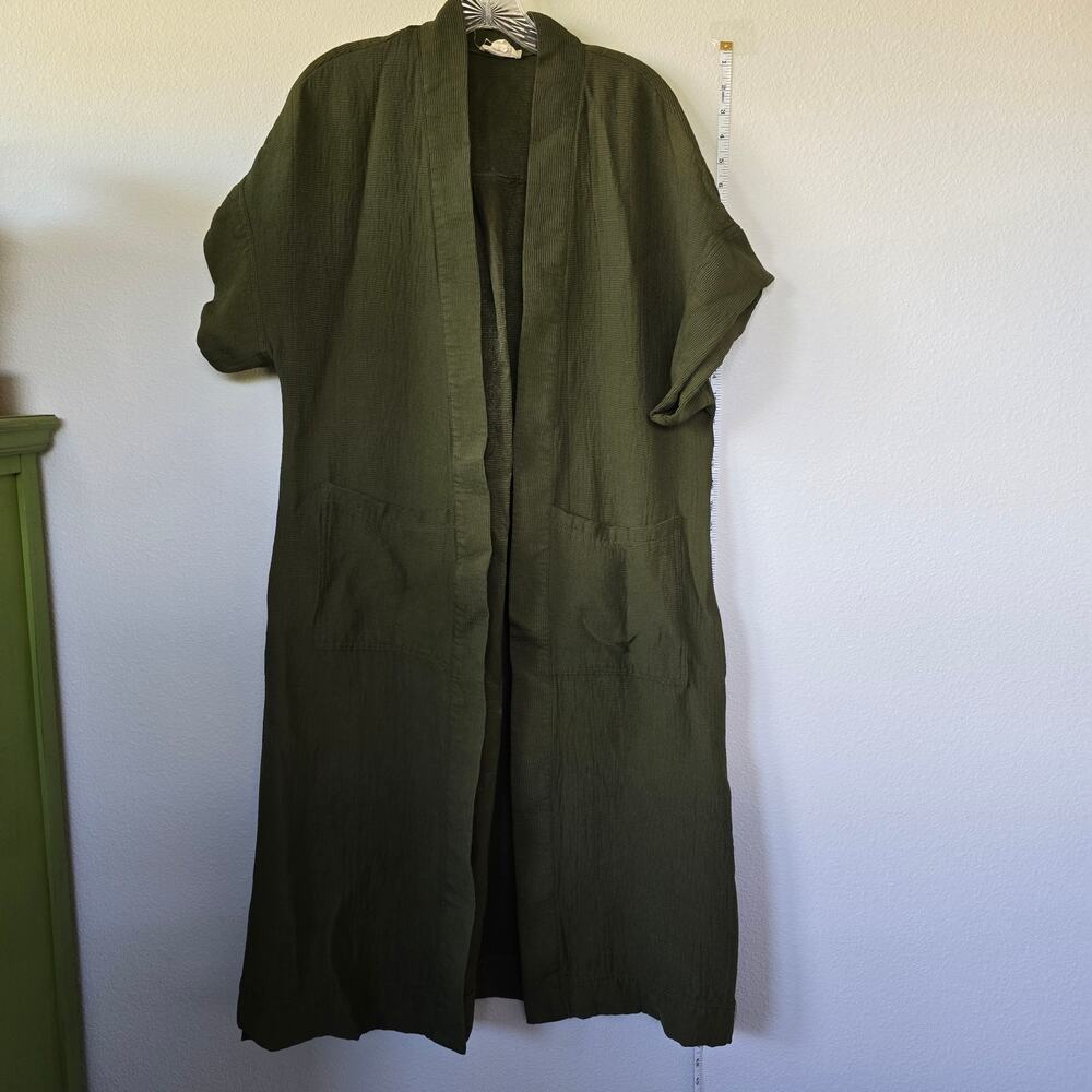theKorner Duster in Dark Olive size M